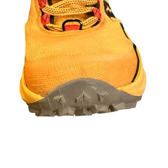 Saucony Peregrine 12 PWRRUN PWRTRAC Vizigold/Vizired Trail Running Shoe W 7.5 - Picture 15 of 16